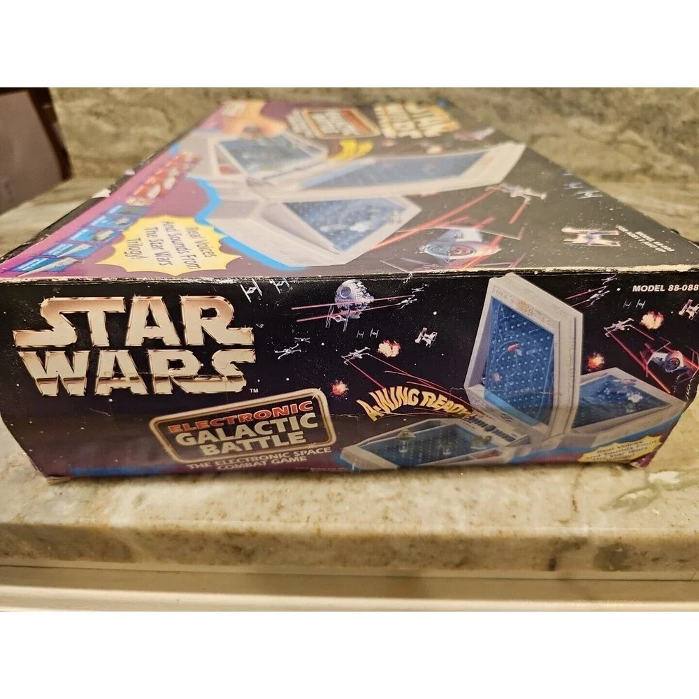 Vintage Star Wars Electronic Talking Galactic Battle Space Game Tiger Battleship